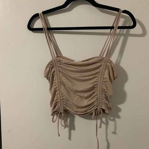 Garage Ruched Crop Cami - Picture 2 of 5